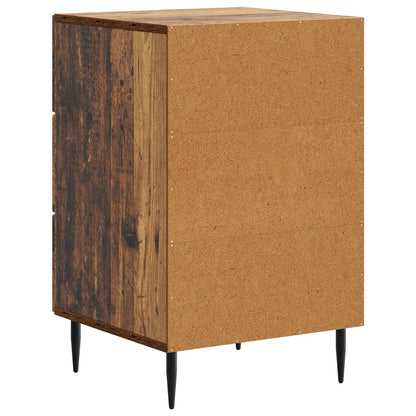 Nachtkastje met lade Oud hout 43 x 41 x 66,5 cm Bewerkt hout