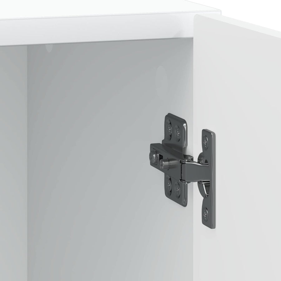 Nachtkastje 2 pcs Wit 43 x 34,5 x 50 cm Bewerkt hout