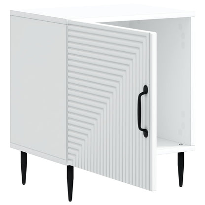 Nachtkastje 2 pcs Wit 43 x 34,5 x 50 cm Bewerkt hout