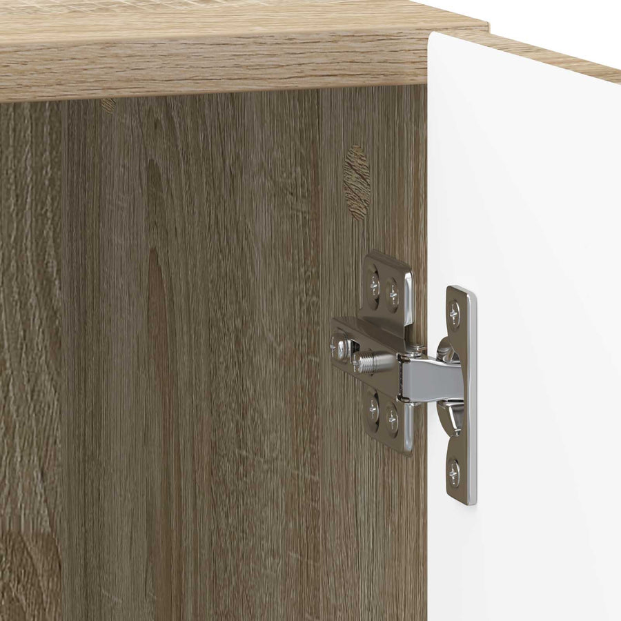 Nachtkastje Sonoma Eiken 43 x 34,5 x 50 cm Bewerkt hout