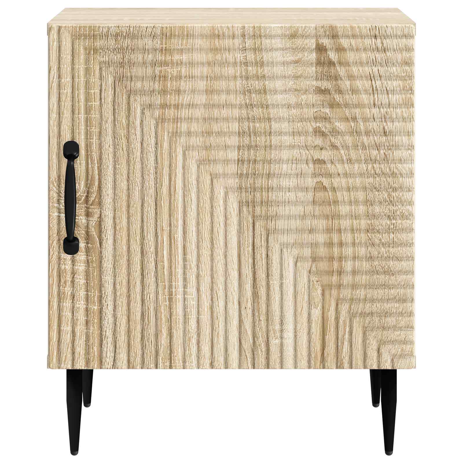 Nachtkastje Sonoma Eiken 43 x 34,5 x 50 cm Bewerkt hout