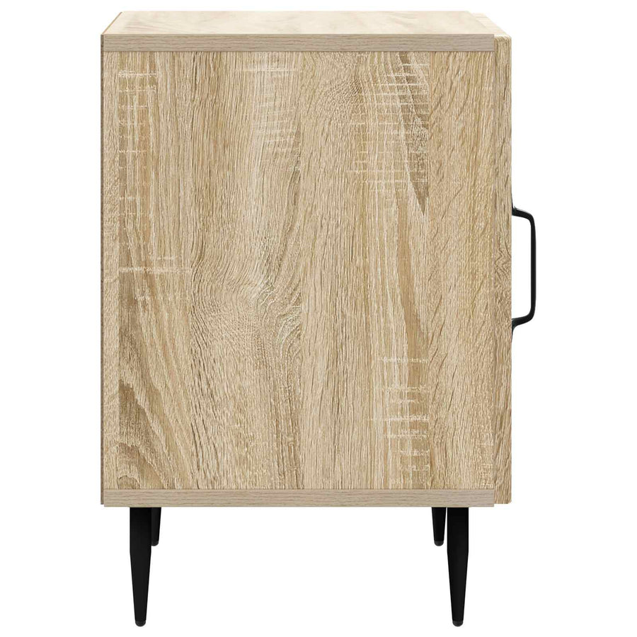 Nachtkastje Sonoma Eiken 43 x 34,5 x 50 cm Bewerkt hout