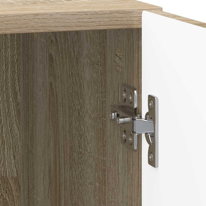 Nachtkastje 2 pcs Sonoma Eiken 43 x 34,5 x 50 cm Bewerkt hout