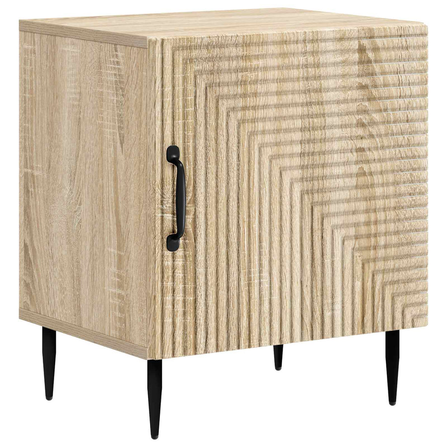 Nachtkastje 2 pcs Sonoma Eiken 43 x 34,5 x 50 cm Bewerkt hout