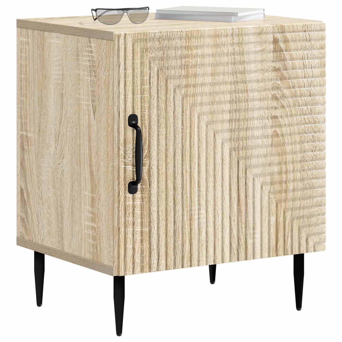 Nachtkastje 2 pcs Sonoma Eiken 43 x 34,5 x 50 cm Bewerkt hout