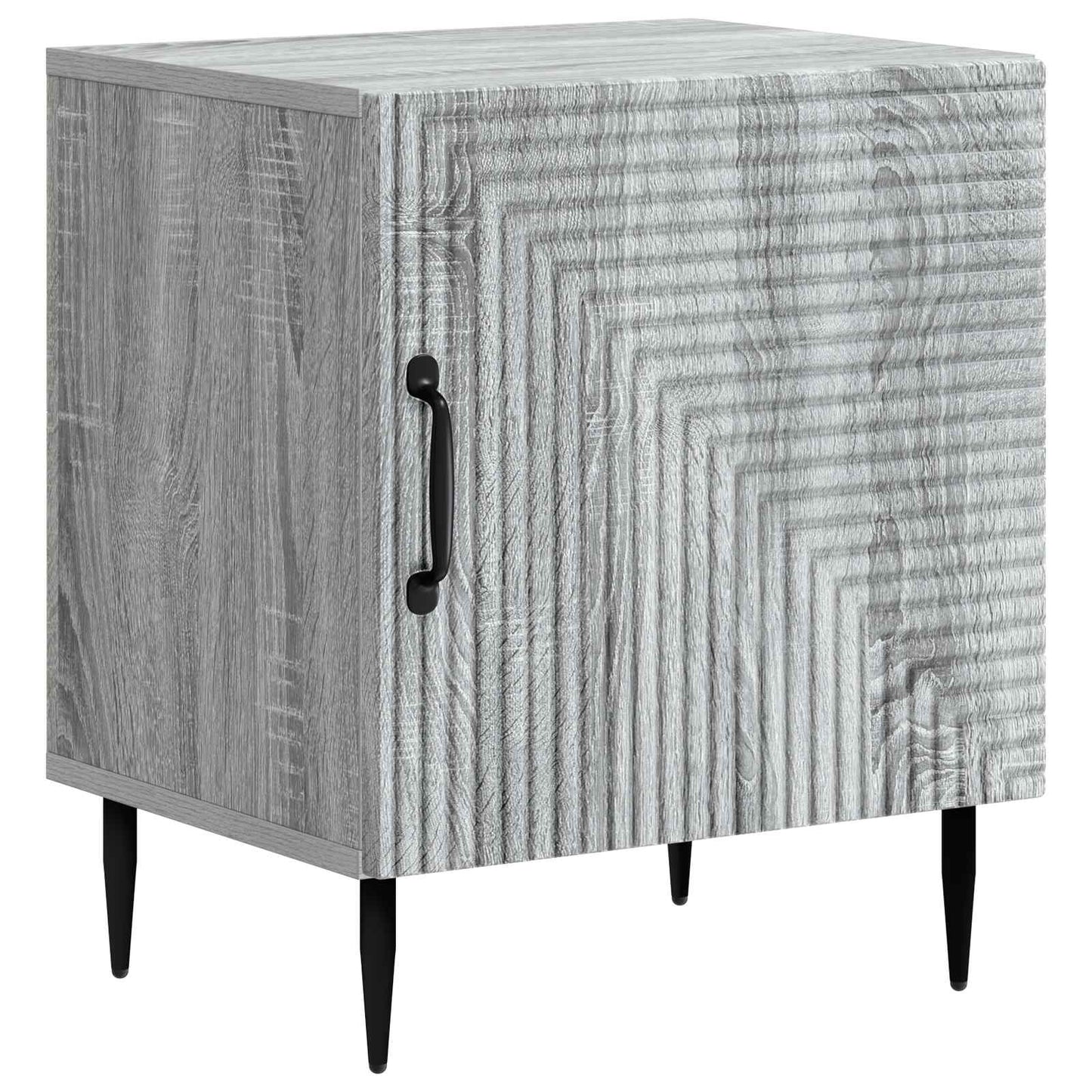 Nachtkastje Grijs sonoma 43 x 34,5 x 50 cm Bewerkt hout