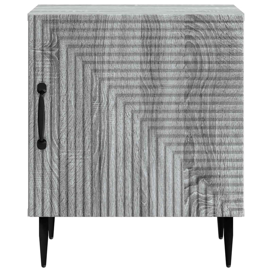Nachtkastje Grijs sonoma 43 x 34,5 x 50 cm Bewerkt hout