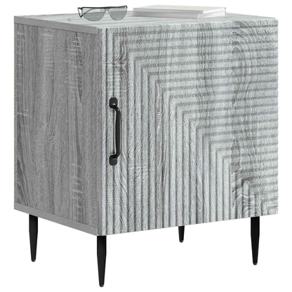 Nachtkastje 2 pcs Grijs sonoma 43 x 34,5 x 50 cm Bewerkt hout