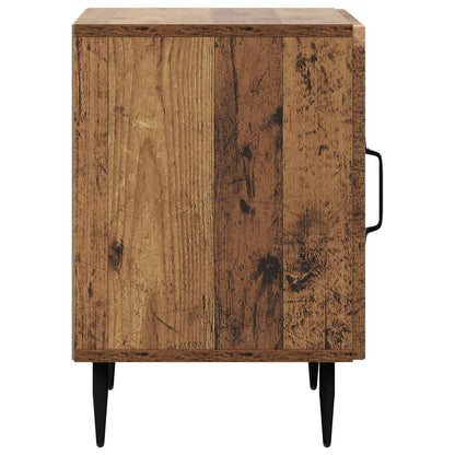 Nachtkastje Oud hout 43 x 34,5 x 50 cm Bewerkt hout