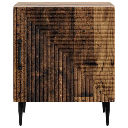 Nachtkastje 2 pcs Oud hout 43 x 34,5 x 50 cm Bewerkt hout