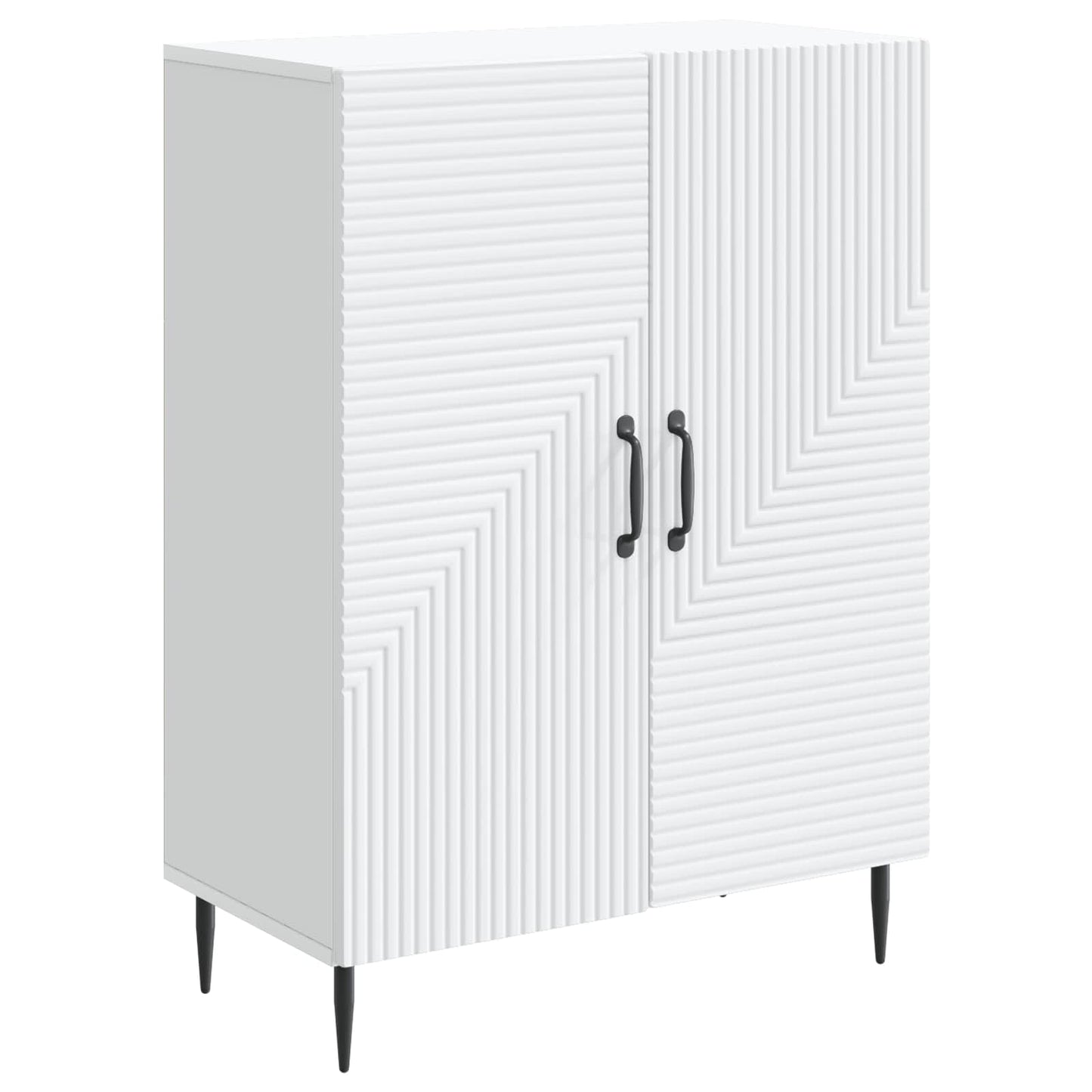 Dressoir Wit 66 x 34,5 x 89,5 cm Bewerkt hout