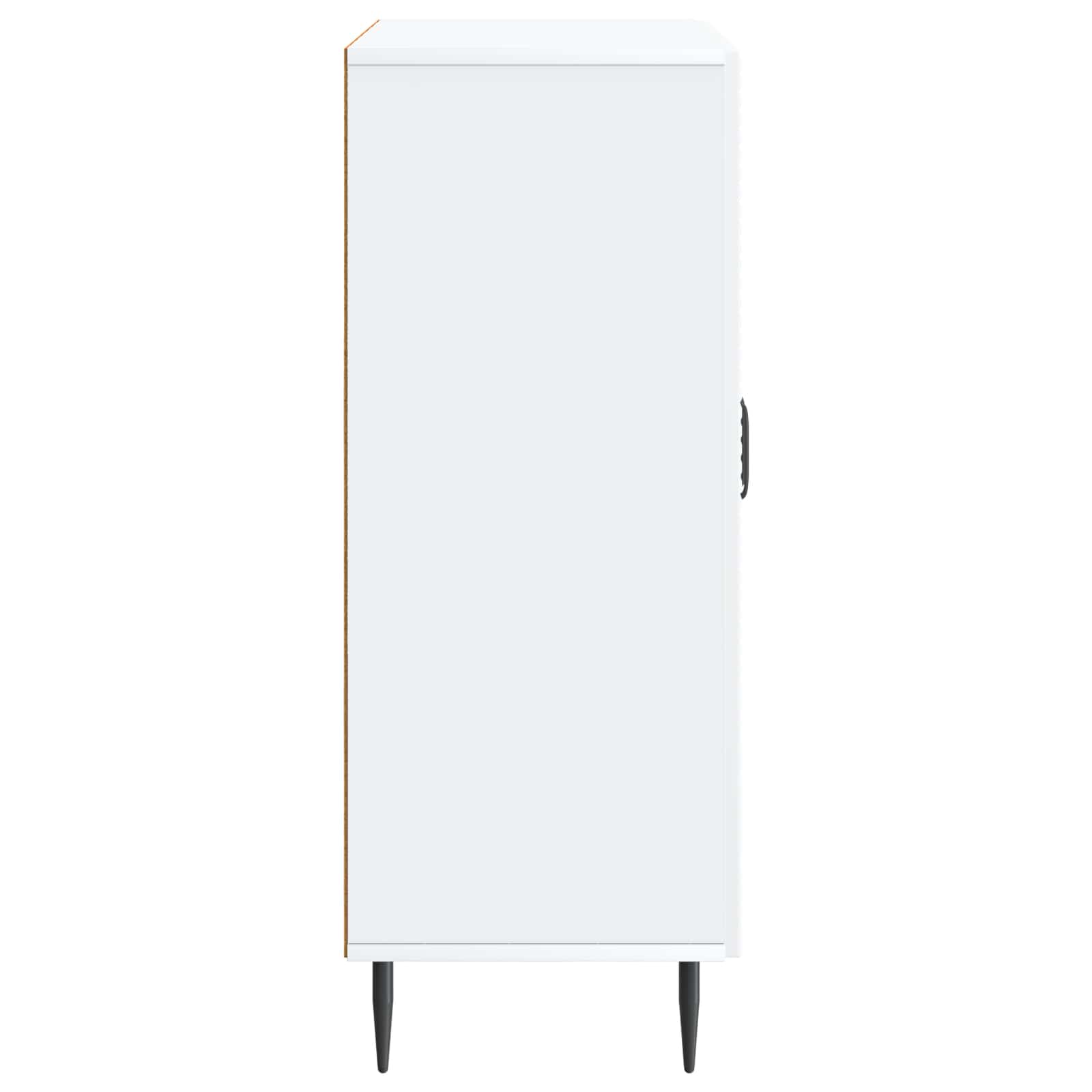 Dressoir Wit 66 x 34,5 x 89,5 cm Bewerkt hout