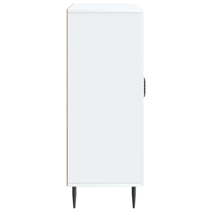 Dressoir Wit 66 x 34,5 x 89,5 cm Bewerkt hout