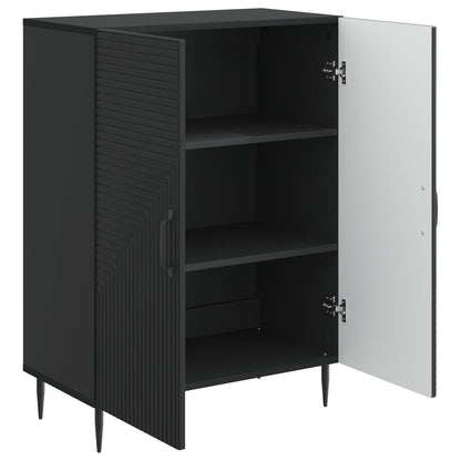 Dressoir Zwart 66 x 34,5 x 89,5 cm Bewerkt hout