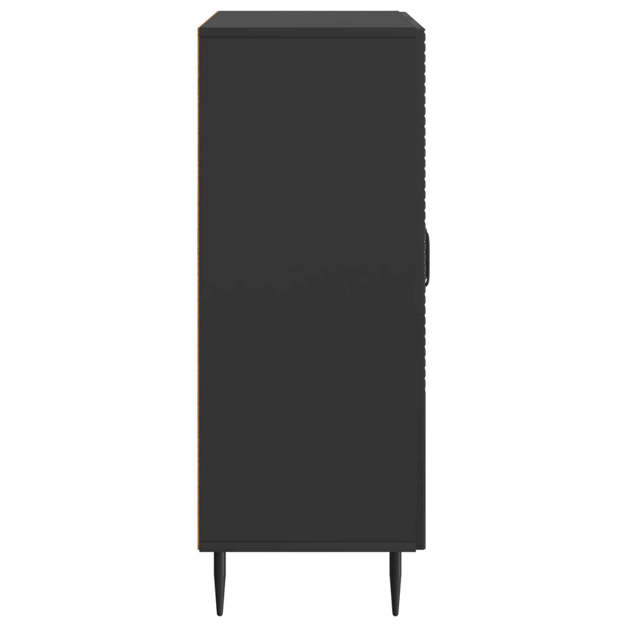 Dressoir Zwart 66 x 34,5 x 89,5 cm Bewerkt hout