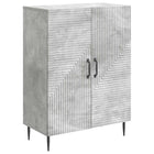 Dressoir 66x34,5x89,5 cm betongrijs bewerkt hout
