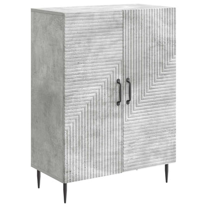 Dressoir Betongrijs 66 x 34,5 x 89,5 cm Bewerkt hout