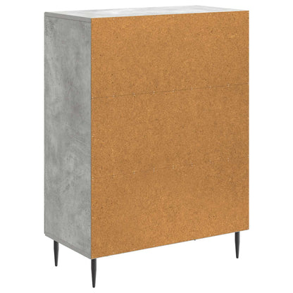 Dressoir Betongrijs 66 x 34,5 x 89,5 cm Bewerkt hout