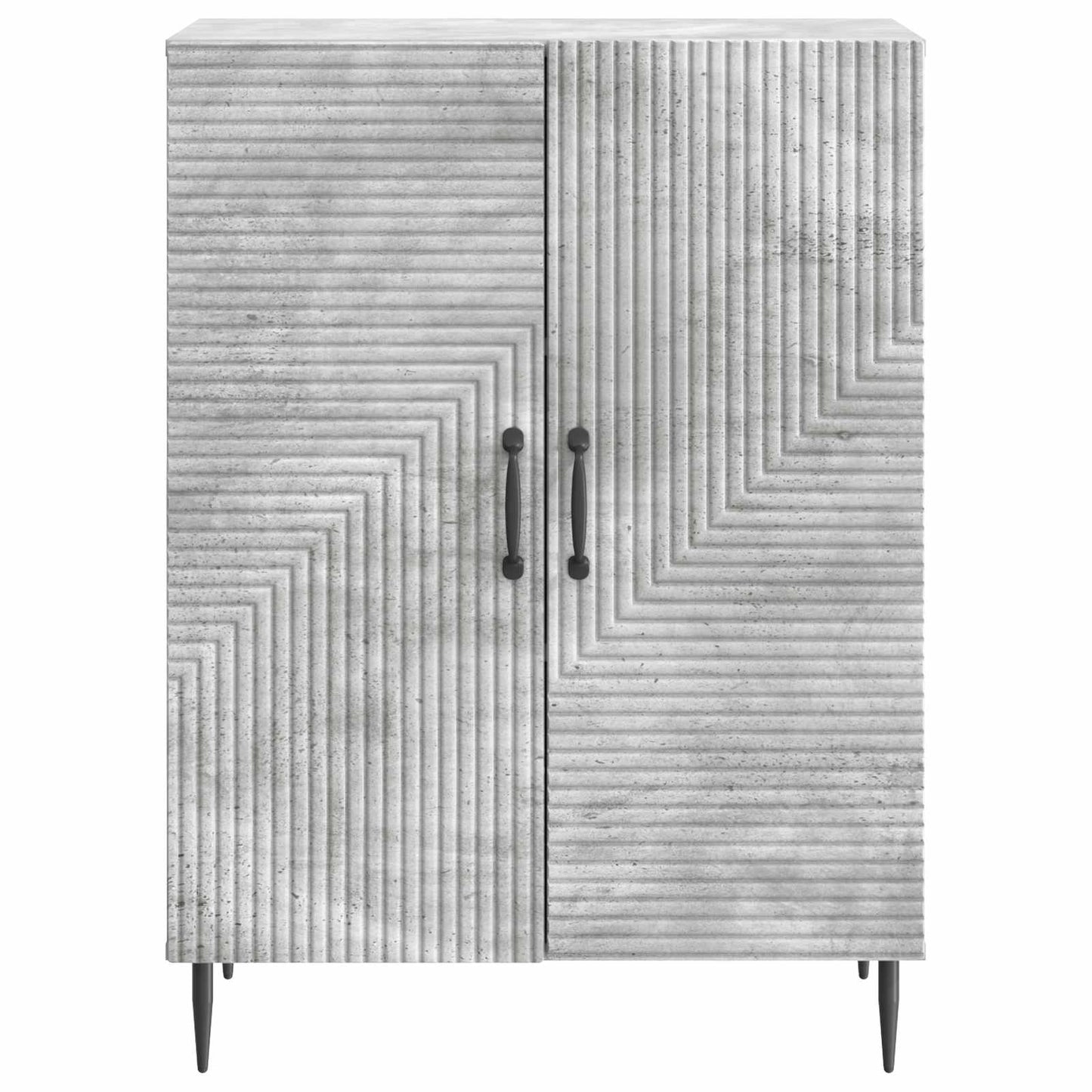 Dressoir Betongrijs 66 x 34,5 x 89,5 cm Bewerkt hout