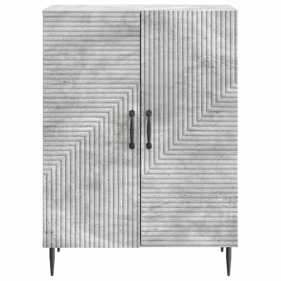 Dressoir Betongrijs 66 x 34,5 x 89,5 cm Bewerkt hout