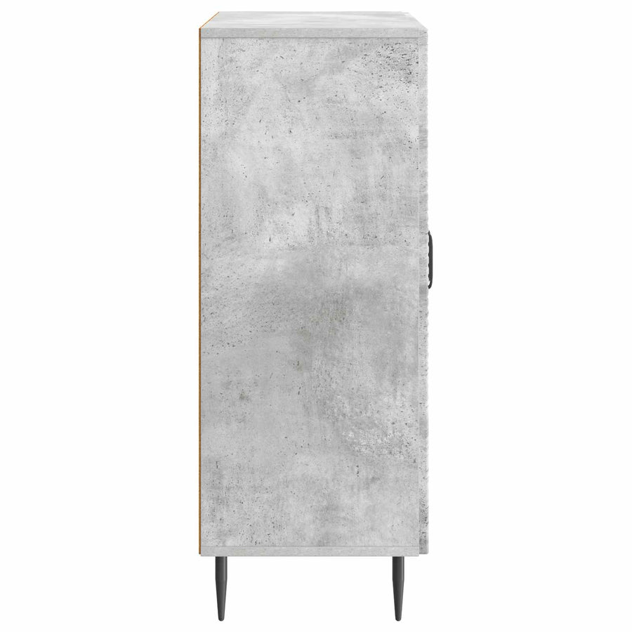 Dressoir Betongrijs 66 x 34,5 x 89,5 cm Bewerkt hout