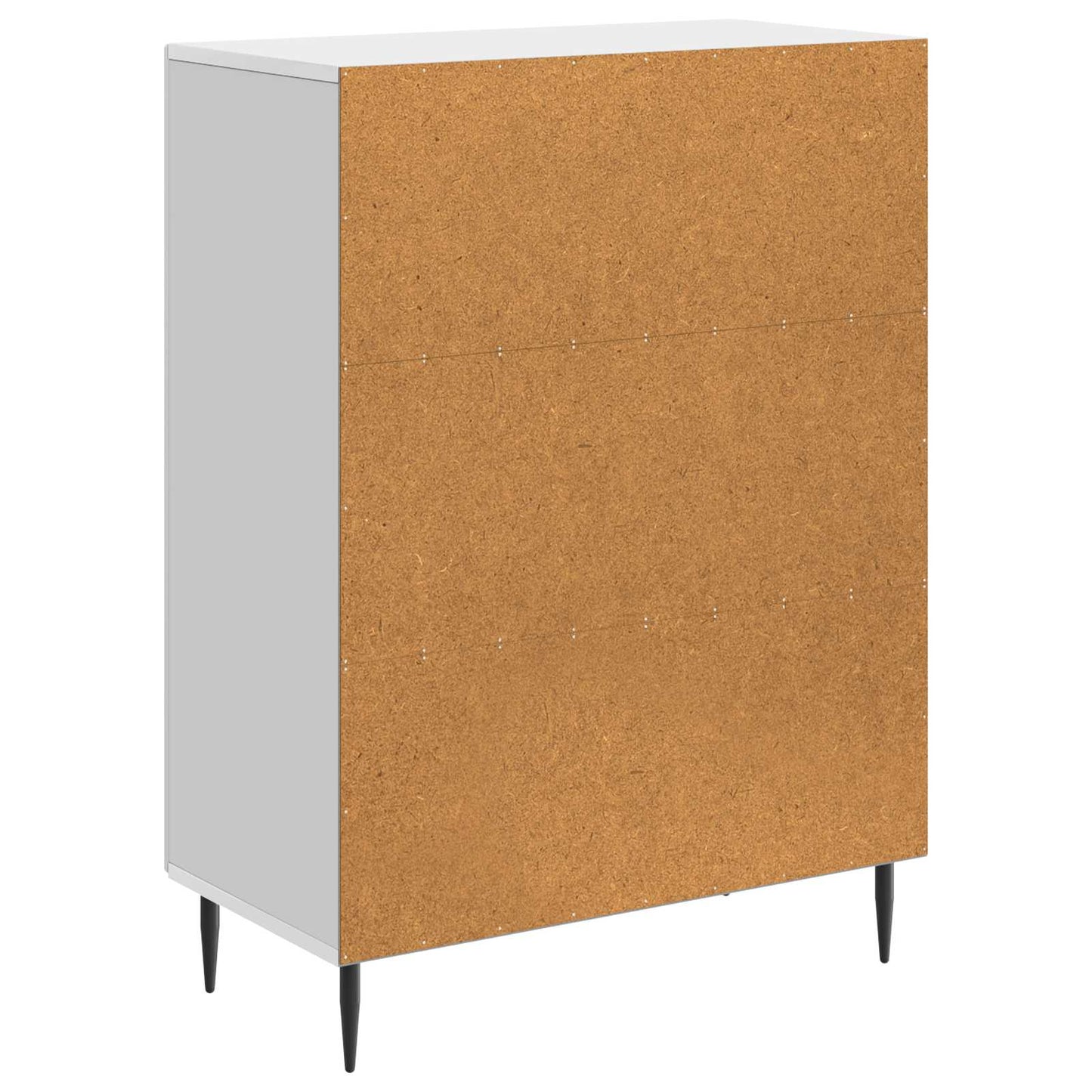 Dressoir Hoogglans Wit 66 x 34,5 x 89,5 cm Bewerkt hout