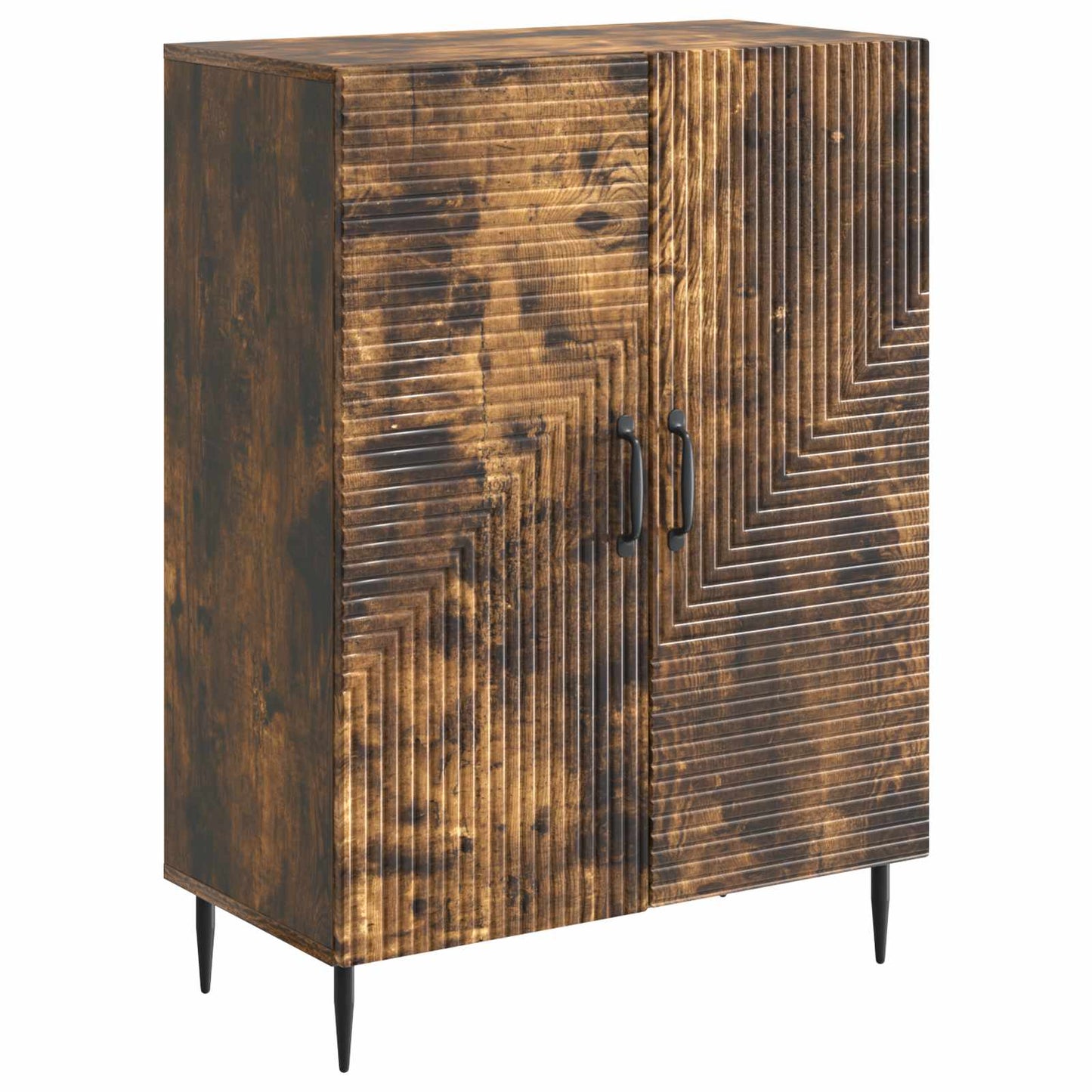 Dressoir Gerookt eiken 66 x 34,5 x 89,5 cm Bewerkt hout