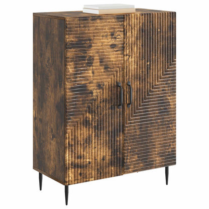 Dressoir Gerookt eiken 66 x 34,5 x 89,5 cm Bewerkt hout