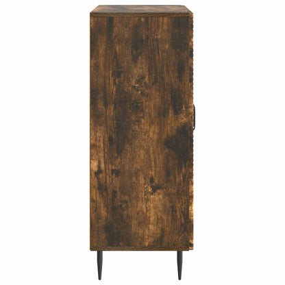 Dressoir Gerookt eiken 66 x 34,5 x 89,5 cm Bewerkt hout
