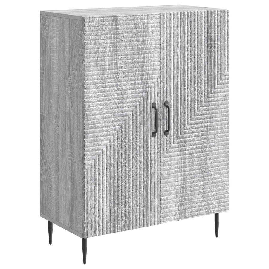 Dressoir Grijs sonoma 66 x 34,5 x 89,5 cm Bewerkt hout