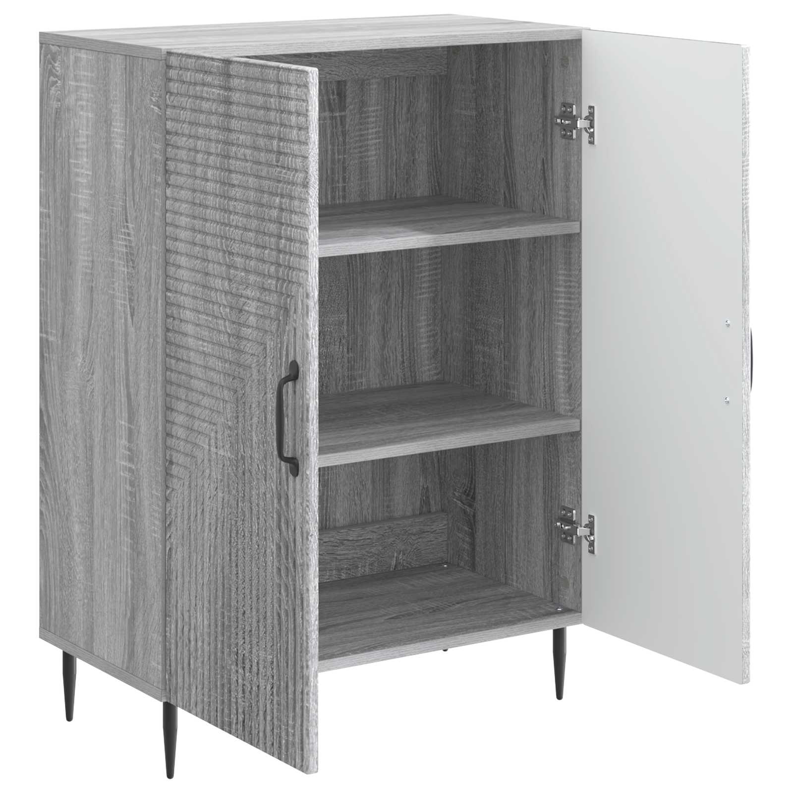Dressoir Grijs sonoma 66 x 34,5 x 89,5 cm Bewerkt hout