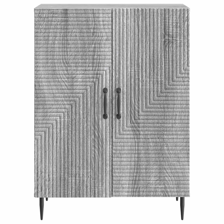 Dressoir Grijs sonoma 66 x 34,5 x 89,5 cm Bewerkt hout