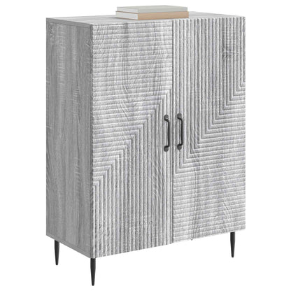 Dressoir Grijs sonoma 66 x 34,5 x 89,5 cm Bewerkt hout