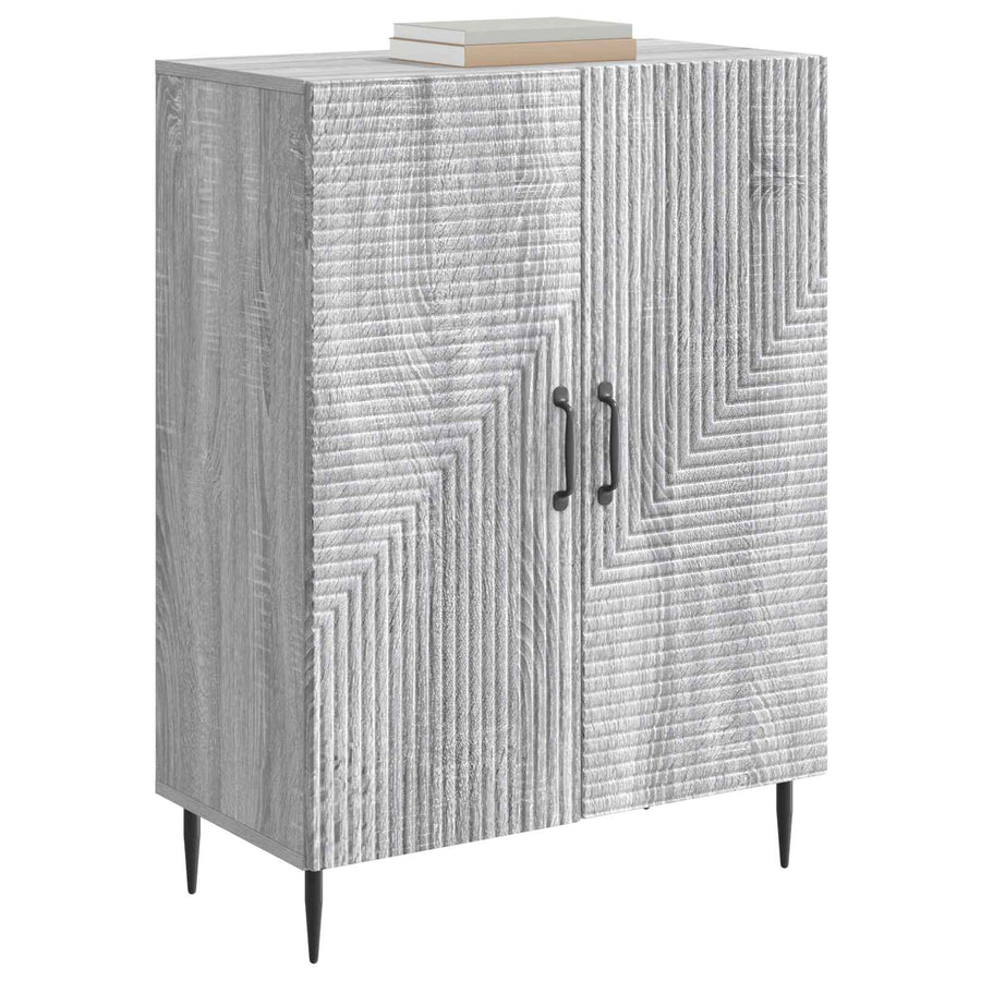 Dressoir Grijs sonoma 66 x 34,5 x 89,5 cm Bewerkt hout