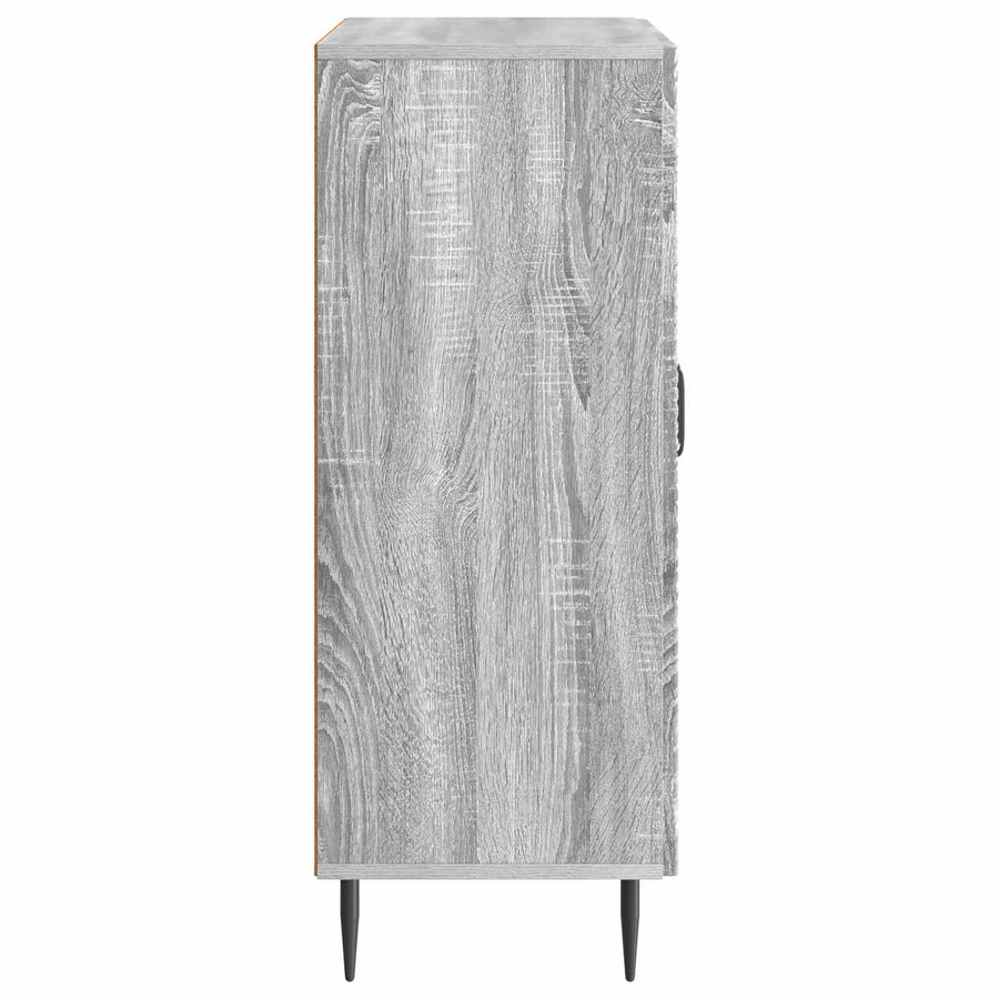 Dressoir Grijs sonoma 66 x 34,5 x 89,5 cm Bewerkt hout