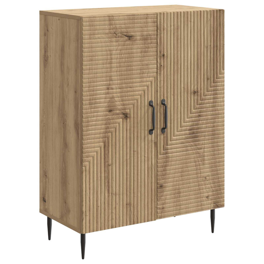 Dressoir Artisanaal eiken 66 x 34,5 x 89,5 cm Bewerkt hout