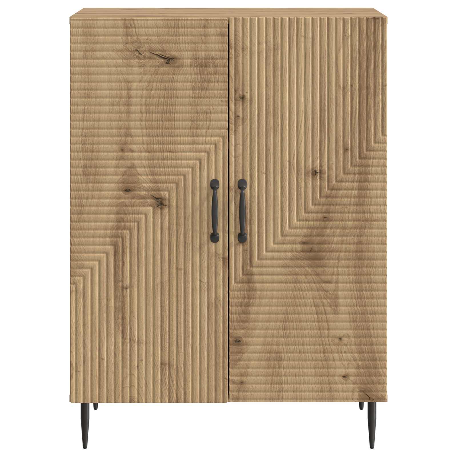 Dressoir Artisanaal eiken 66 x 34,5 x 89,5 cm Bewerkt hout