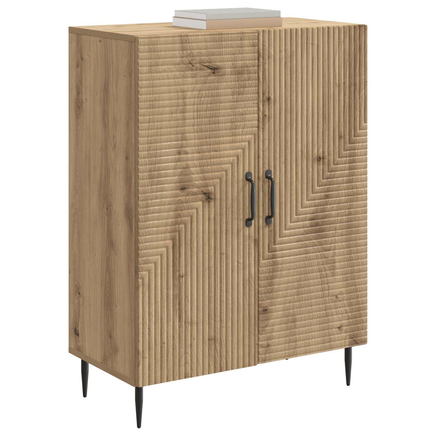 Dressoir Artisanaal eiken 66 x 34,5 x 89,5 cm Bewerkt hout