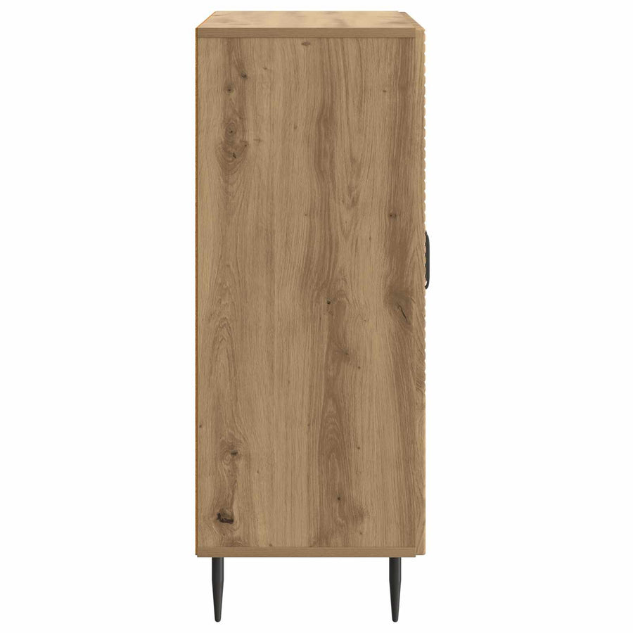 Dressoir Artisanaal eiken 66 x 34,5 x 89,5 cm Bewerkt hout