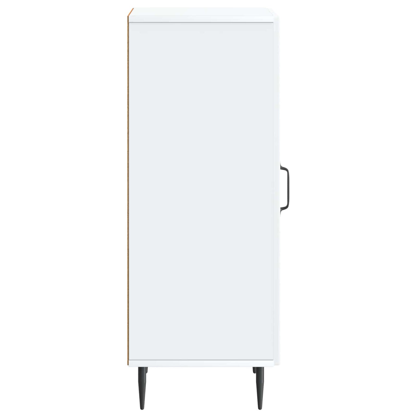 Dressoir Wit 33 x 34,5 x 89,5 cm Bewerkt hout