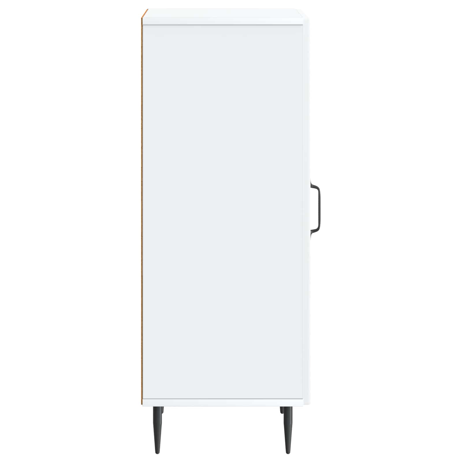 Dressoir Wit 33 x 34,5 x 89,5 cm Bewerkt hout