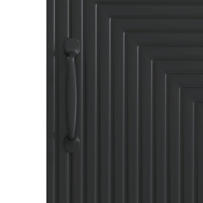 Dressoir Zwart 33 x 34,5 x 89,5 cm Bewerkt hout