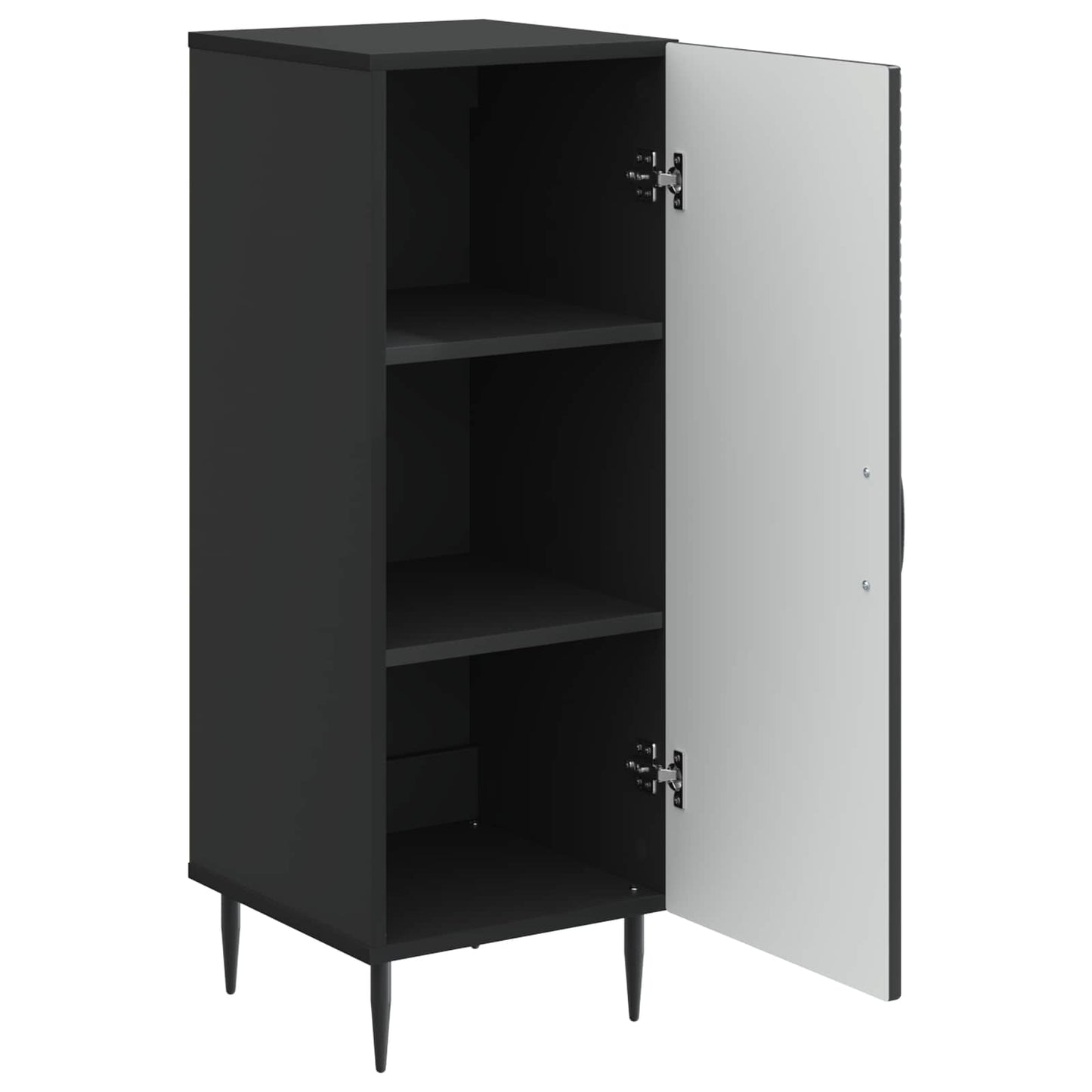 Dressoir Zwart 33 x 34,5 x 89,5 cm Bewerkt hout