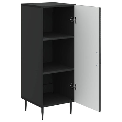Dressoir Zwart 33 x 34,5 x 89,5 cm Bewerkt hout