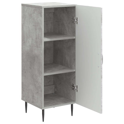 Dressoir Betongrijs 33 x 34,5 x 89,5 cm Bewerkt hout