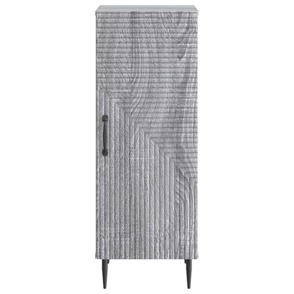 Dressoir Grijs sonoma 33 x 34,5 x 89,5 cm Bewerkt hout