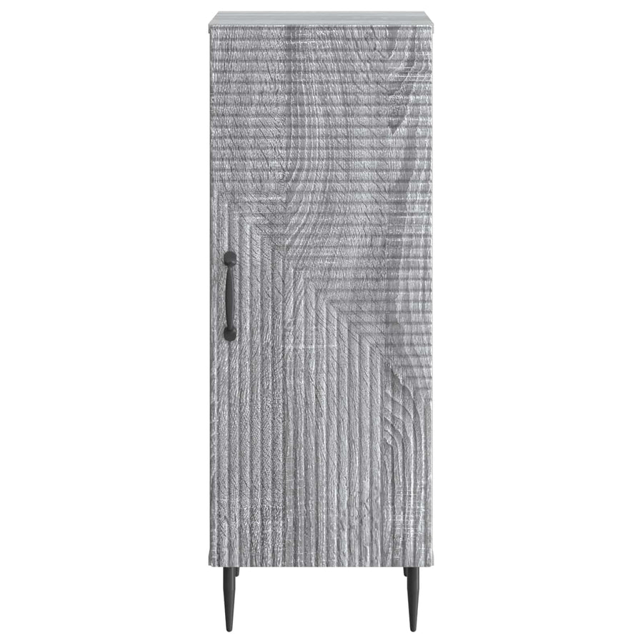 Dressoir Grijs sonoma 33 x 34,5 x 89,5 cm Bewerkt hout