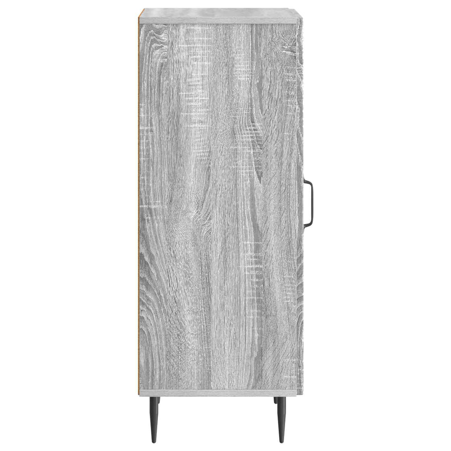 Dressoir Grijs sonoma 33 x 34,5 x 89,5 cm Bewerkt hout