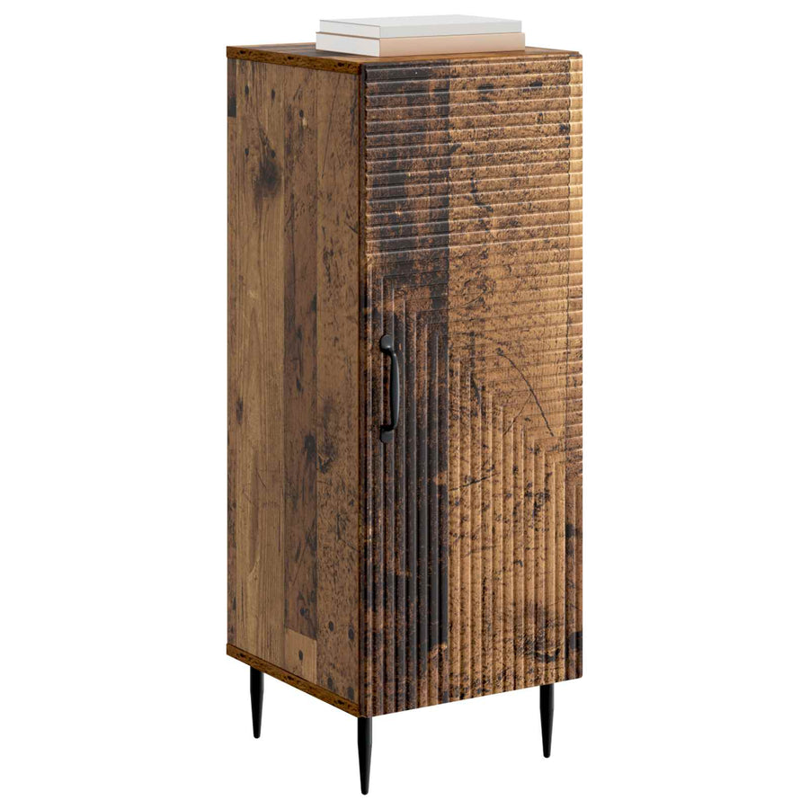 Dressoir Oud hout 33 x 34,5 x 89,5 cm Bewerkt hout