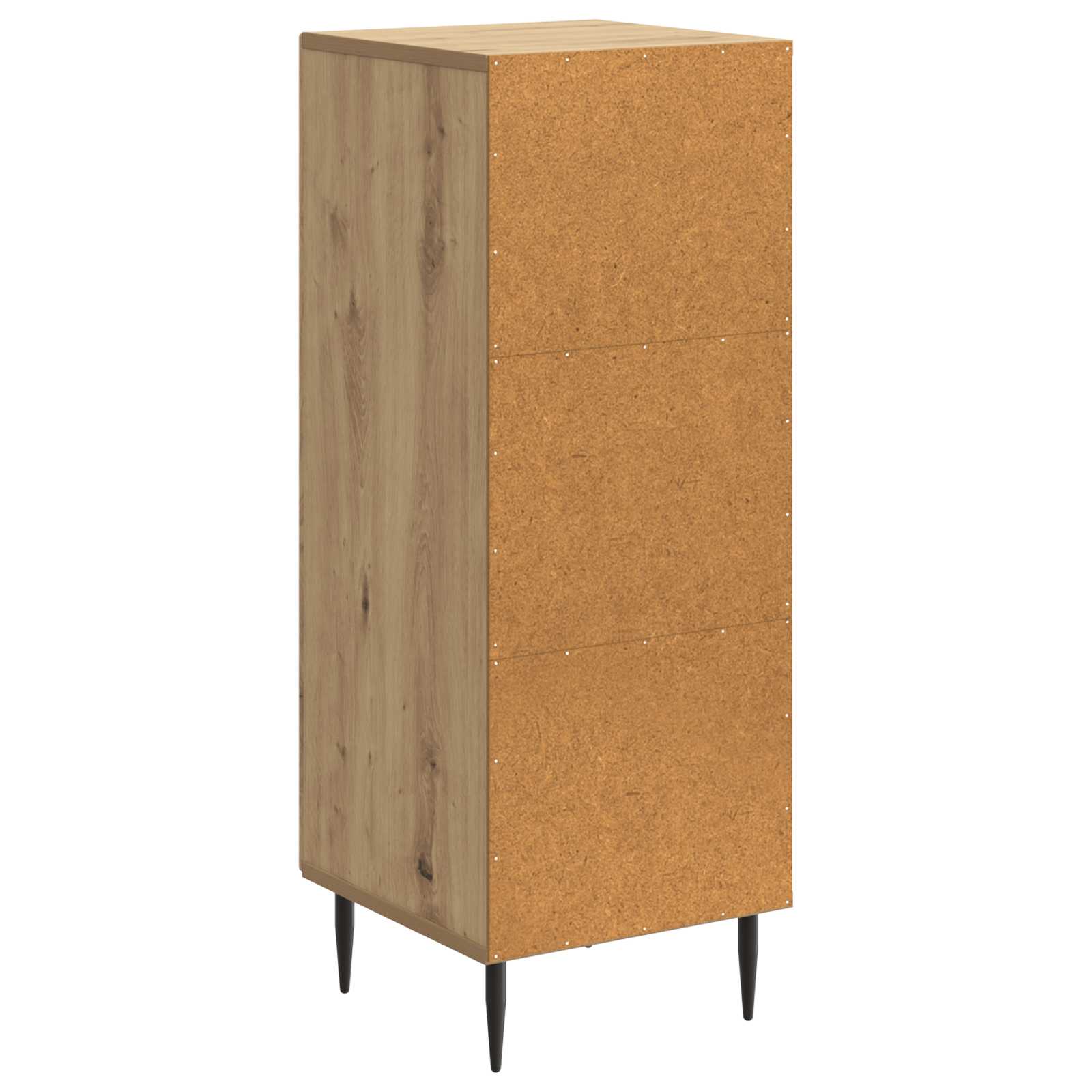 Dressoir Artisanaal eiken 33 x 34,5 x 89,5 cm Bewerkt hout